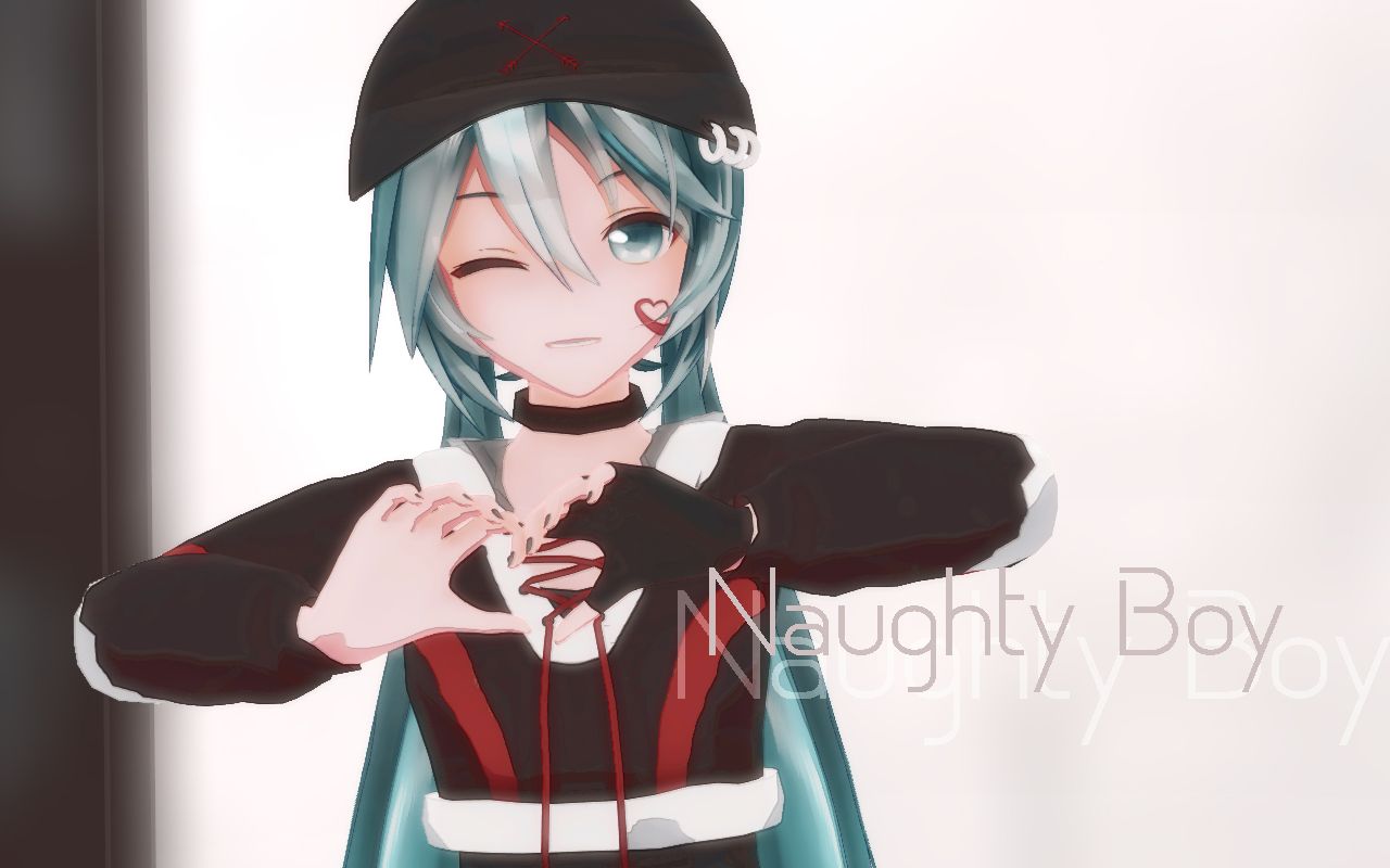 【表情目线配布ⷥˆ音MMD】《Naughty Boy》YYB GRAY Miku哔哩哔哩bilibili