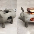 喝完的水桶不要扔，一起打造超可爱的猪猪火炉！