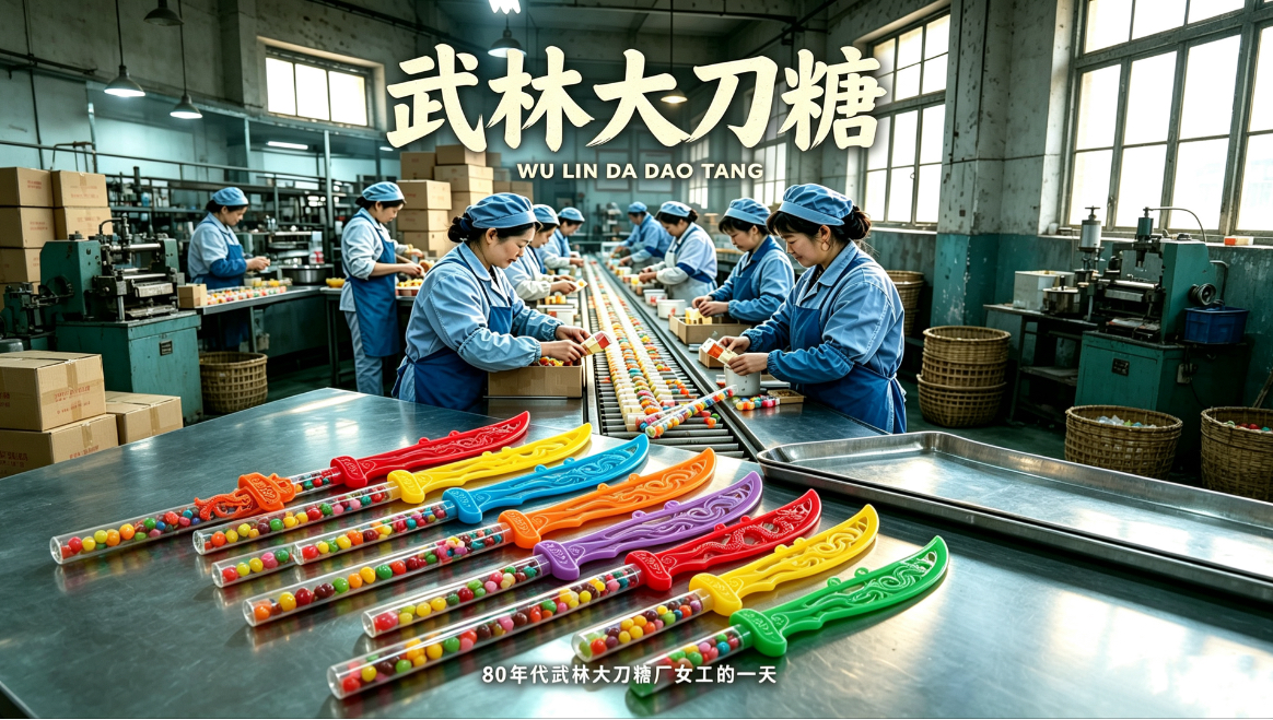又可以吃又可以玩的武林大刀糖是你的童年的回忆吗？
