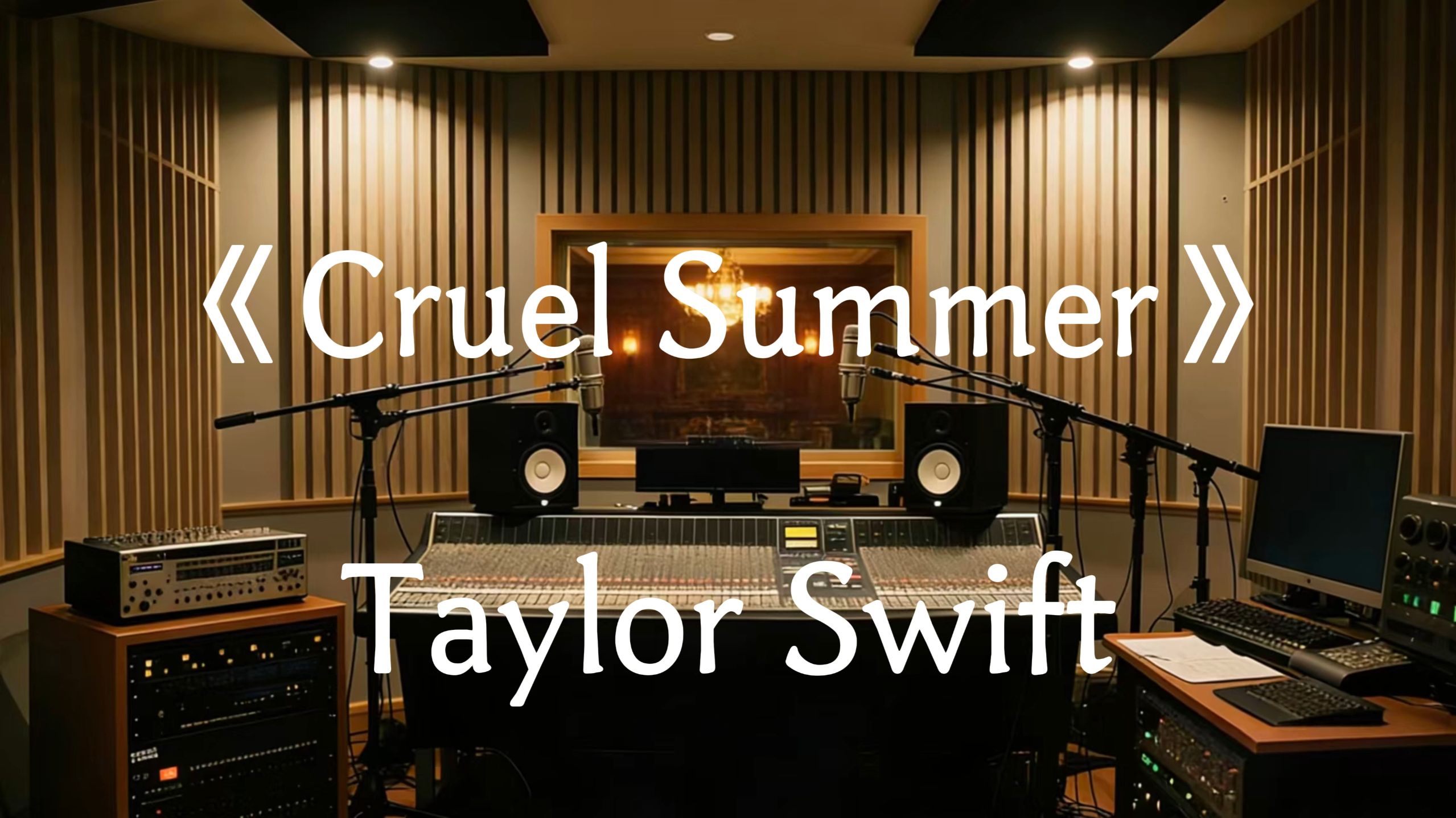 【𝐇𝐢-𝐑𝐞𝐬·无损】Taylor Swift《Cruel Summer》 歌词纯享版