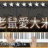 【Piano Cover】七元 - 老鼠爱大米 (原唱：王啟文)｜經典好聽的歌曲｜高還原純鋼琴版｜高音質/附譜/歌詞
