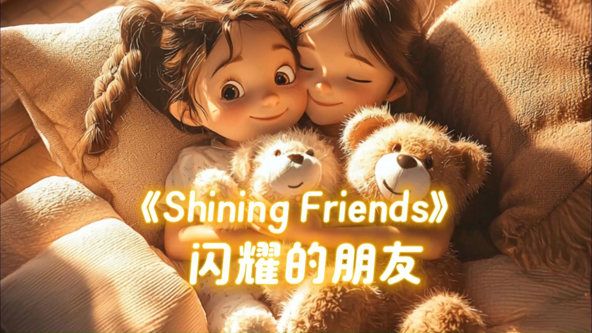 《Shining Friends》闪耀的朋友英文歌曲背景视频