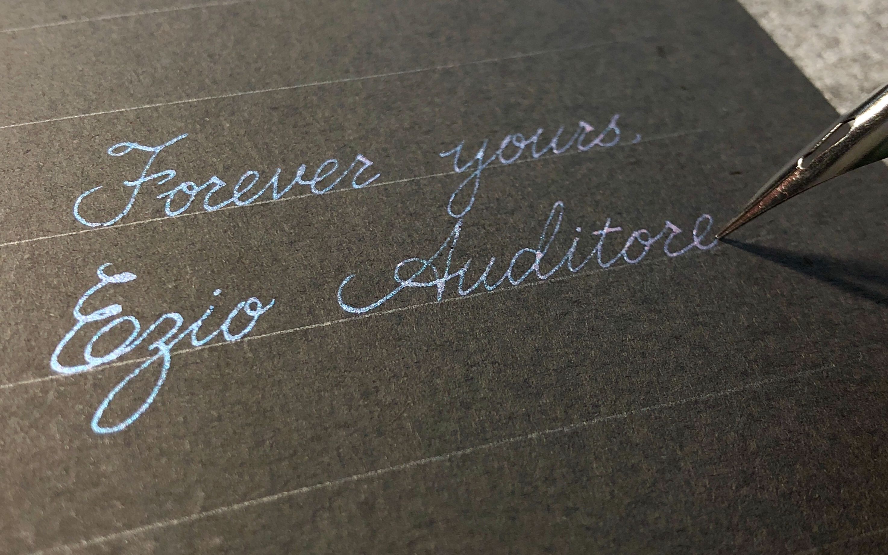 手写《刺客信条：余烬》艾吉奥的遗书