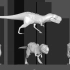 恐龙走路测试 动画练习参考