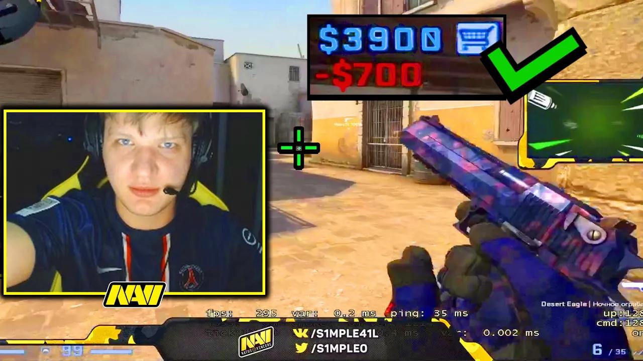 csgos1mple有4600还是决定玩沙鹰fpl