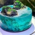 美女参加蛋糕烘焙大赛，巧用创意做成海岛，制作过程太震撼了！