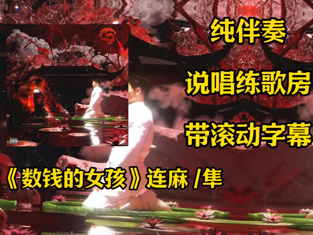 《数钱的女孩》连麻Swimming JinjiBeWater_隼 纯伴奏带字幕｜说唱练歌房