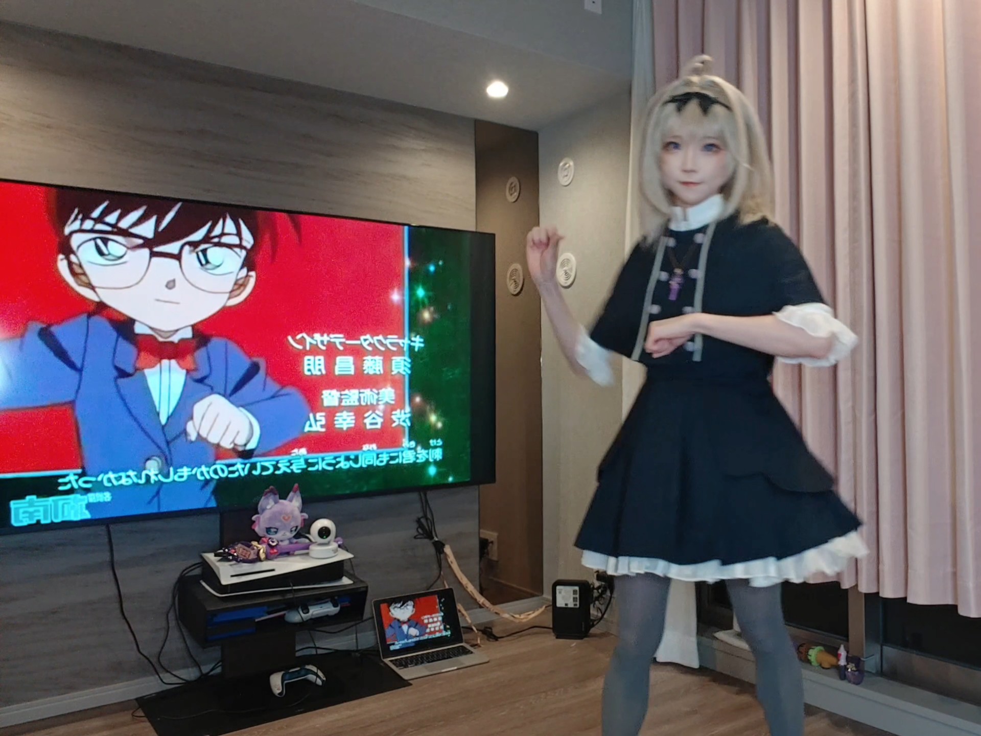名侦探光美！舞蹈也联动吗？