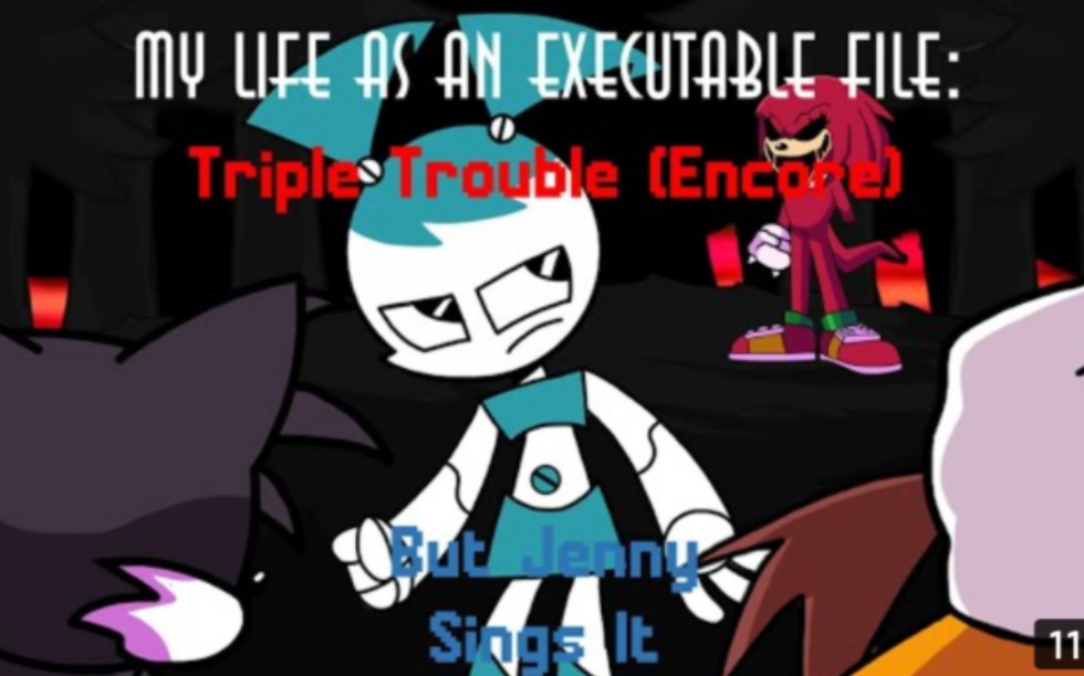 Triple Trouble (Encore) but Jenny sings it -My Life As An Executable File (FNF)