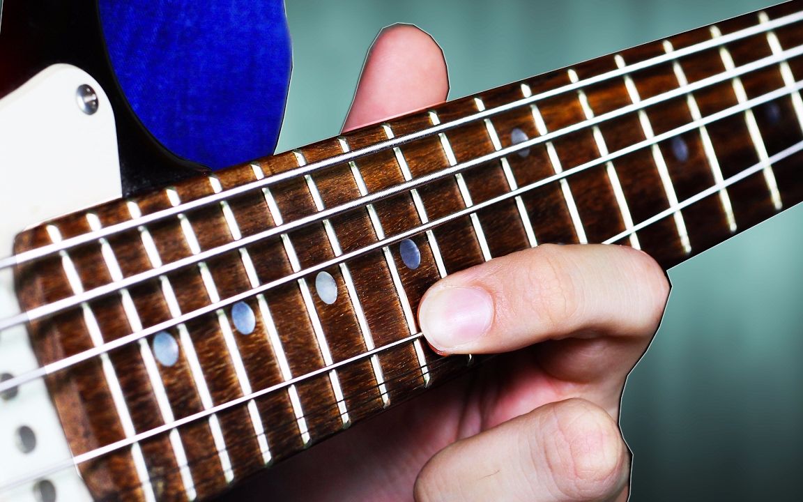 【davie504】吉他装上贝斯弦演奏