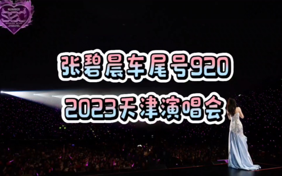 【高清字幕完整版】20231223张碧晨天津演唱会哔哩哔哩bilibili