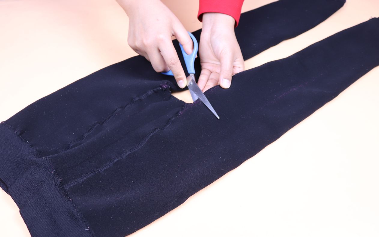 去年不穿的旧打底裤，经过这么一改造，看完我再也舍不得扔掉了