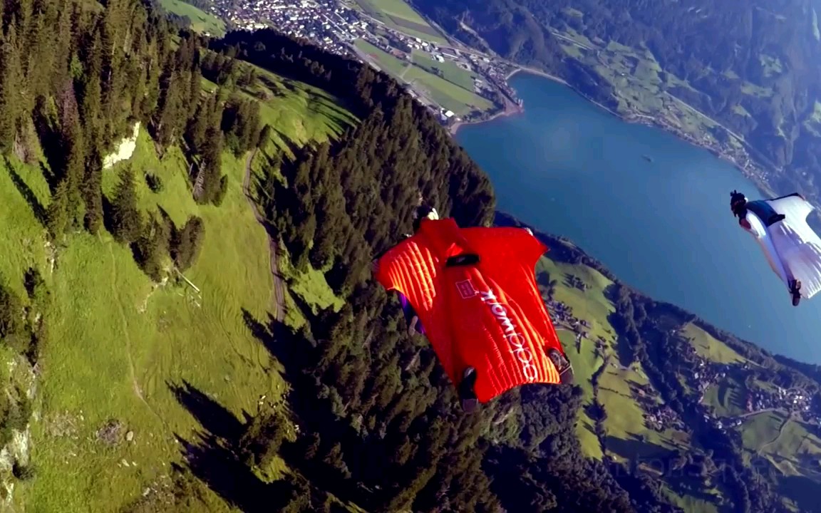 Bast of wingsuit proximity flying哔哩哔哩 (゜゜)つロ 干杯~bilibili