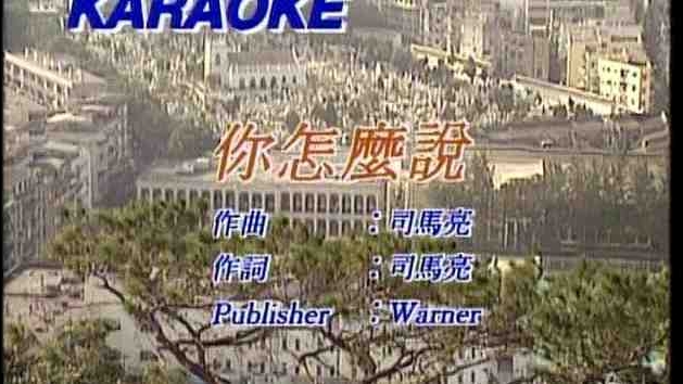 鄧麗君 - 你怎么说 Karaoke (原版伴奏）