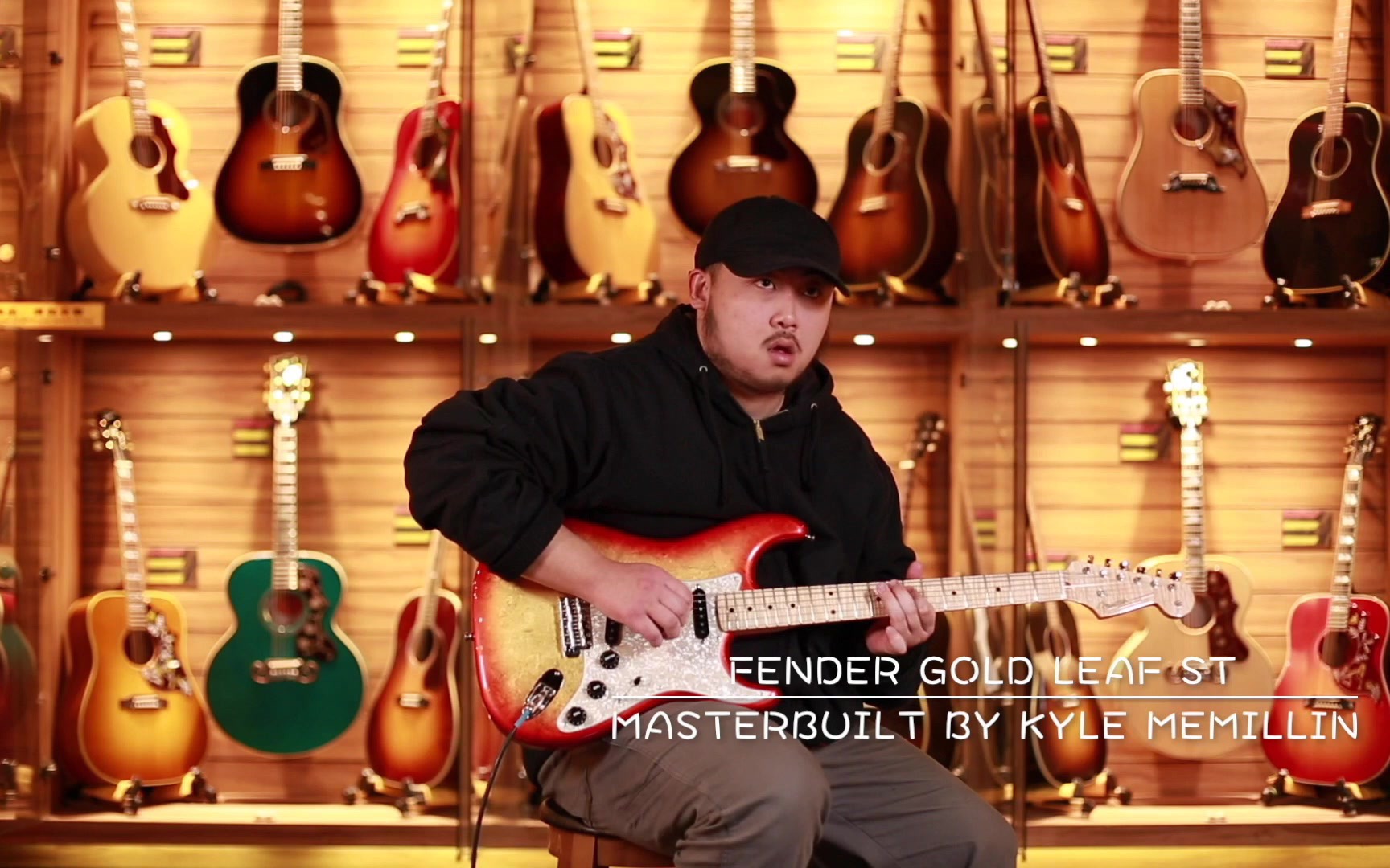 Fender Gold Leaf ST Masterbuilt By Kyle Mcmillin电吉他测评【世音琴行】