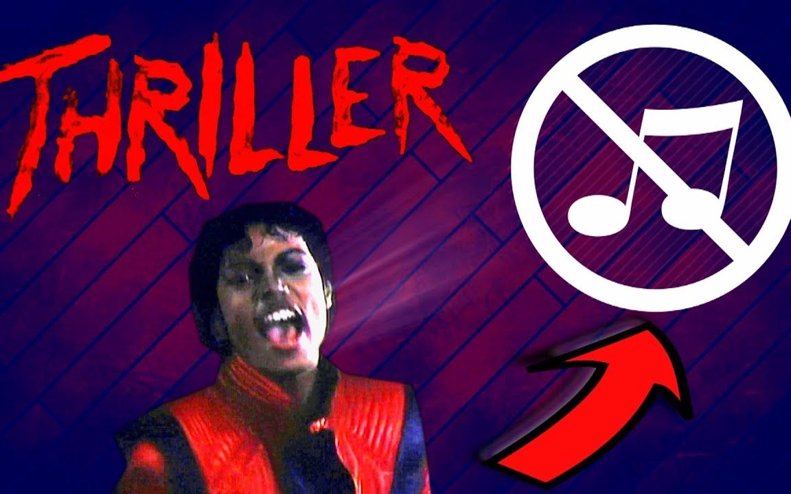当杰克逊经典mv《thriller》去掉音乐之后