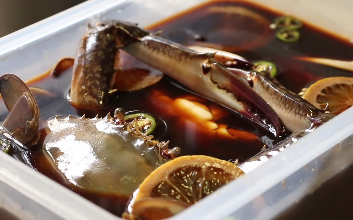 谈谈看法：【韩式酱油酱蟹】韩国酱蟹做法，绝对绝对下饭，韩国人教你正宗酱蟹[第1次]的第1张示图