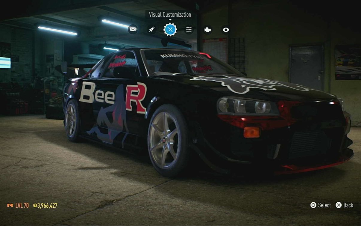 极品飞车19 梦之队 gtr r34梦幻拖漂 纯漂移玩法