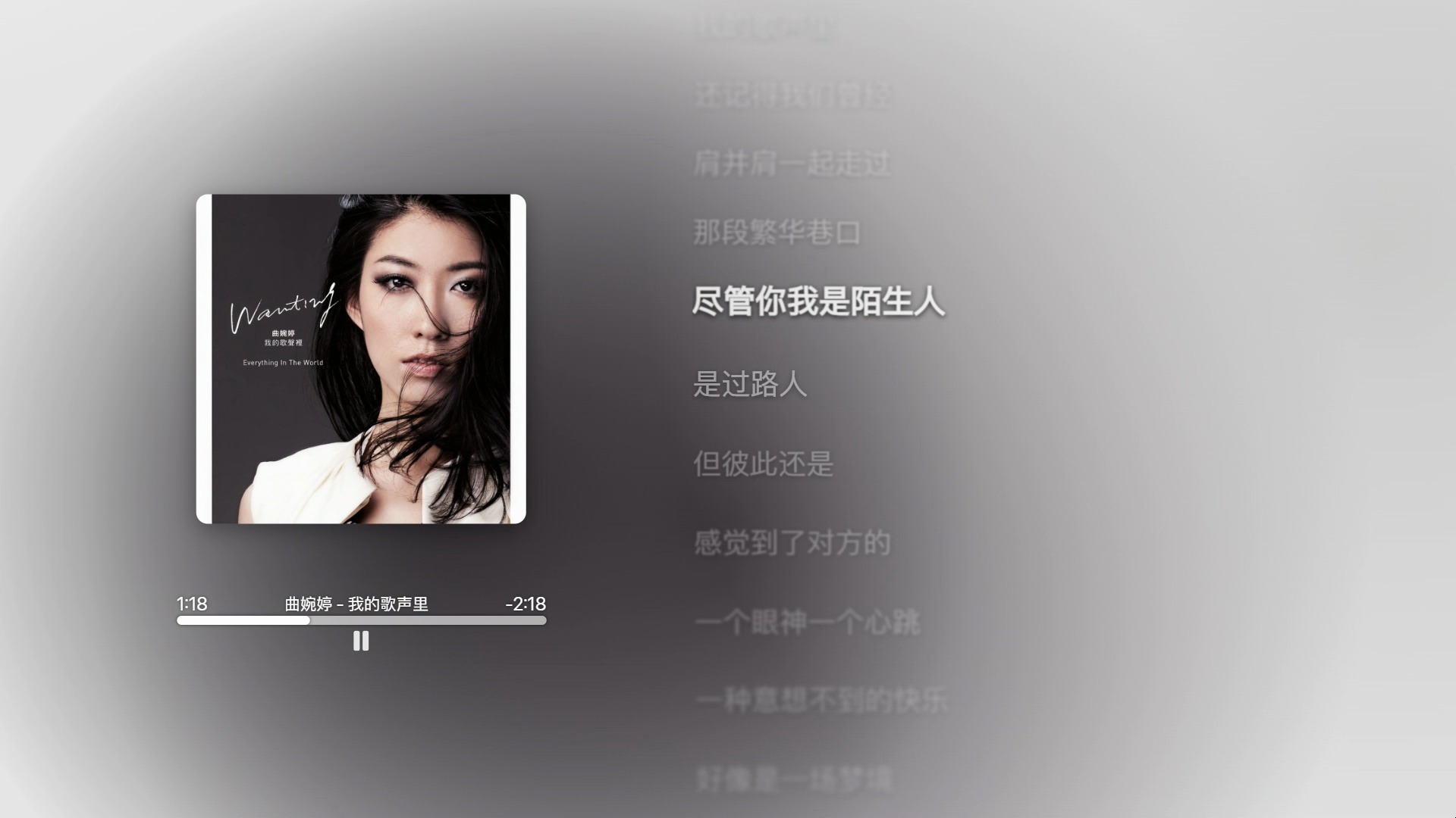 【Hi-Res无损音质】曲婉婷 - 我的歌声里