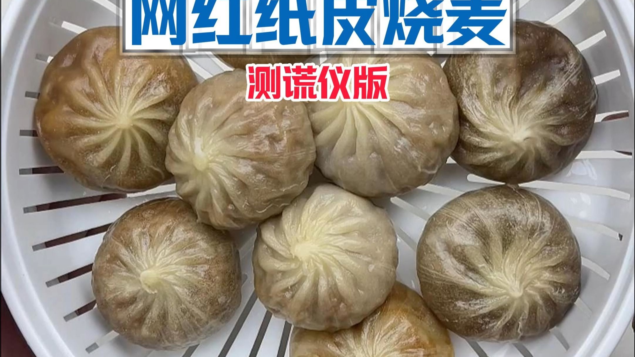 网红美食纸皮烧麦测谎仪版  自费测评 真实感受