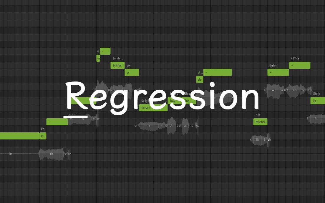 【青树ai英语】Regression Synthesizer V cover