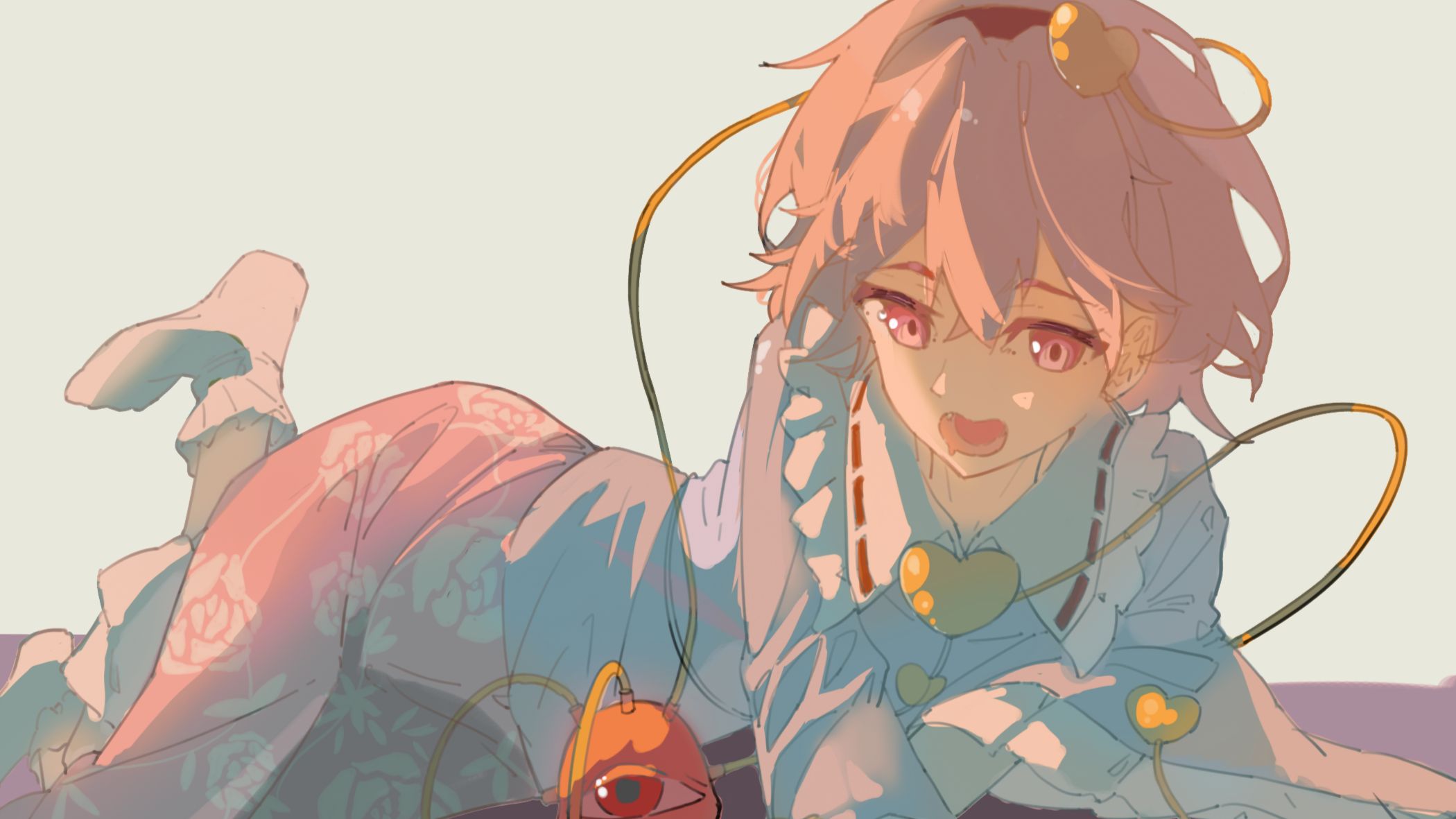 【少女觉3月10创作日】【板绘过程】古明地觉 2