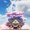 我的世界 鸟居 神社 樱花_我的世界