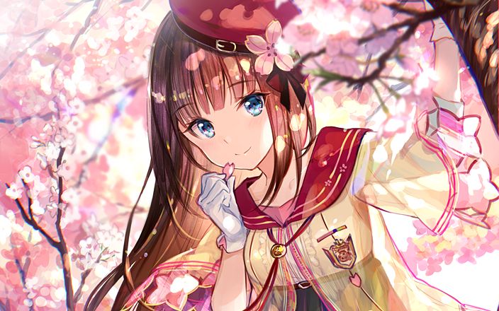 【藤ちょこ(藤原)】桜と木漏れ日_哔哩哔哩_bilibili