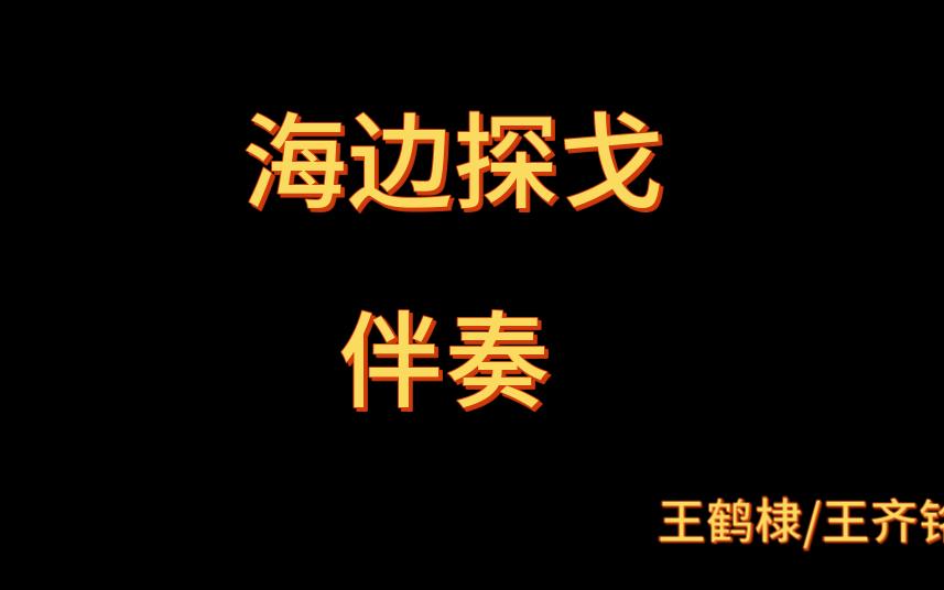王鹤棣 王齐铭 海边探戈  原版伴奏