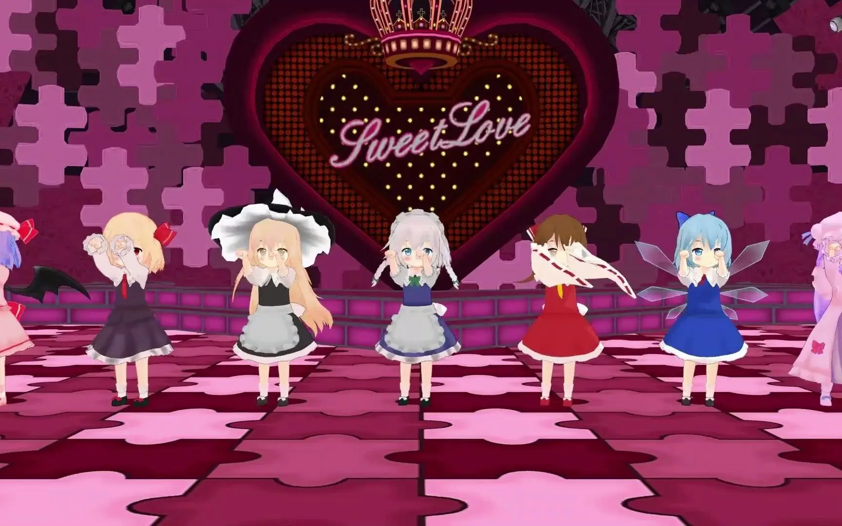 【东方mmd】幼稚园喵喵舞