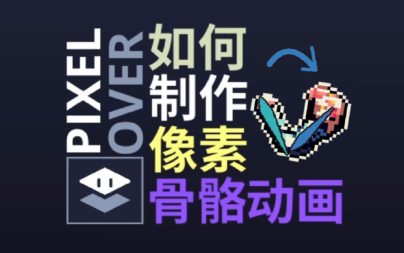 【PixelOver】制作像素骨骼动画，且AI素材