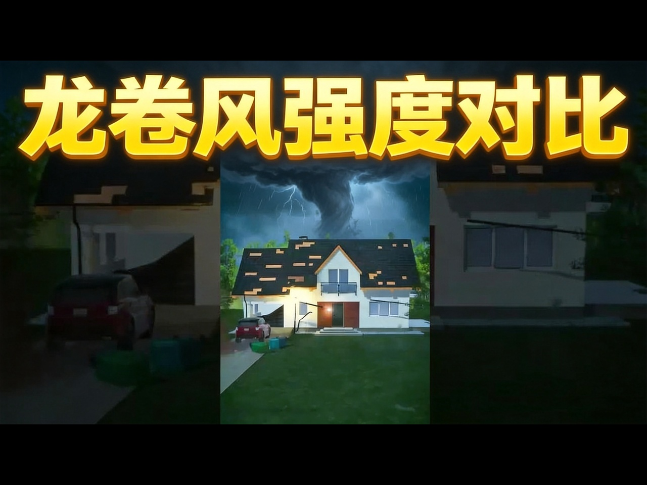 【熟肉】龙卷风强度对比 不同等级破坏力展示 - Zack D. Films