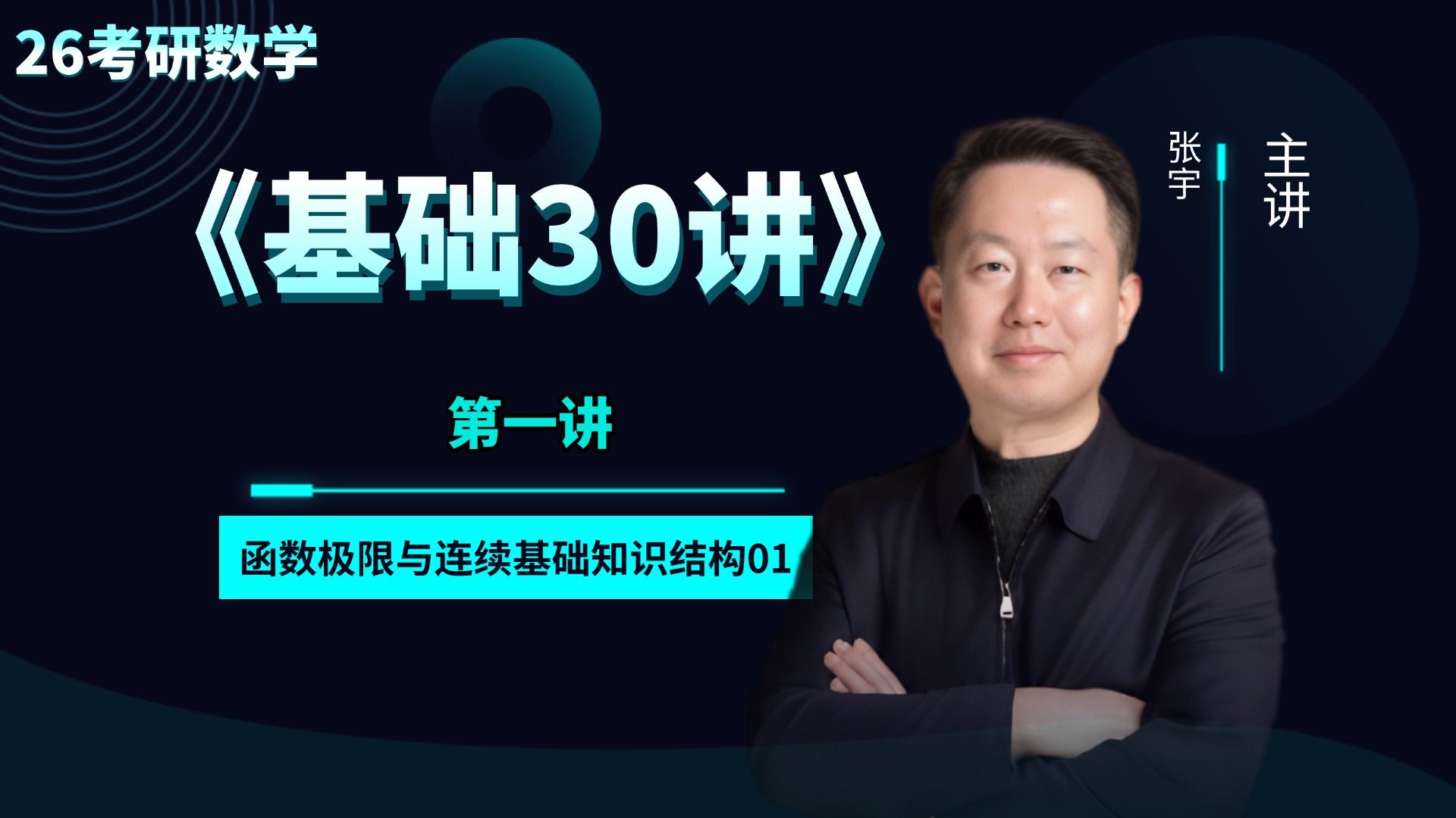张宇《30讲》第1讲 函数极限与连续基础知识结构01