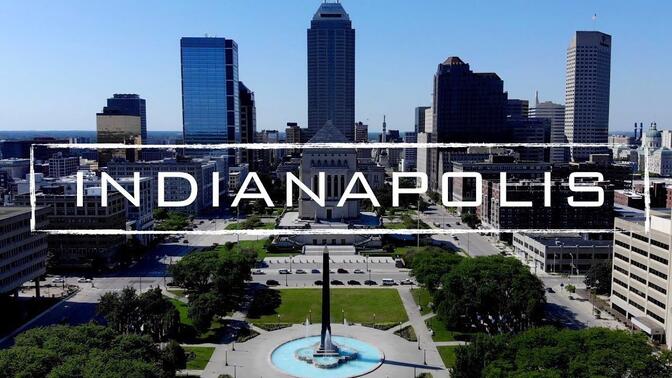 【顶尖航拍】美国印第安那州印第安纳波利斯市 Indianapolis Indiana