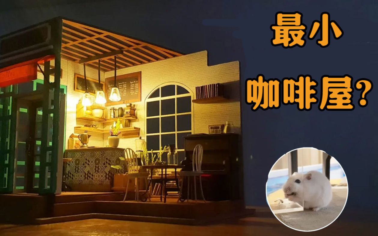 这可能是世界上最小的咖啡屋仓鼠专属豪华迷你咖啡小屋