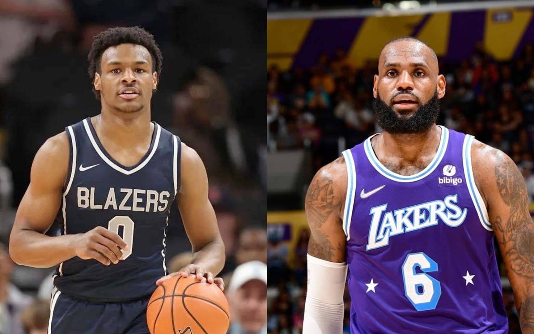 詹皇父子联手推迟?大学教练认为布朗尼不行,他短期内还进不了nba
