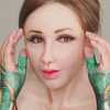 【人皮面具】美女人皮面具高度贴合，纯手工制作，完美易容（新面具视频