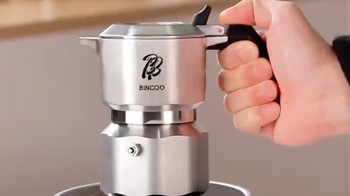 316三阀不锈钢摩卡壶！好用不止一点点~