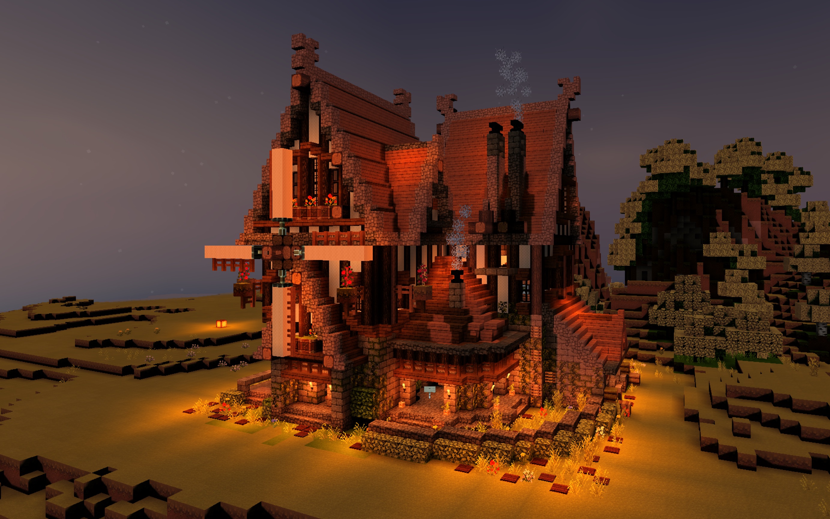 Minecraft我的世界海景主题别墅欣赏（一）_哔哩哔哩_bilibili
