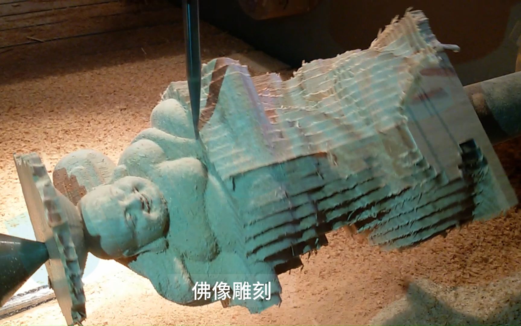 立体雕刻机加工视频