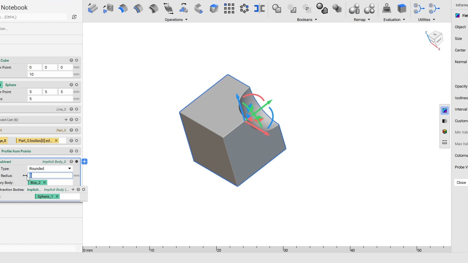 6、nTopology基本建模及布尔运算操作