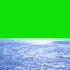 绿幕抠像大海海面视频素材