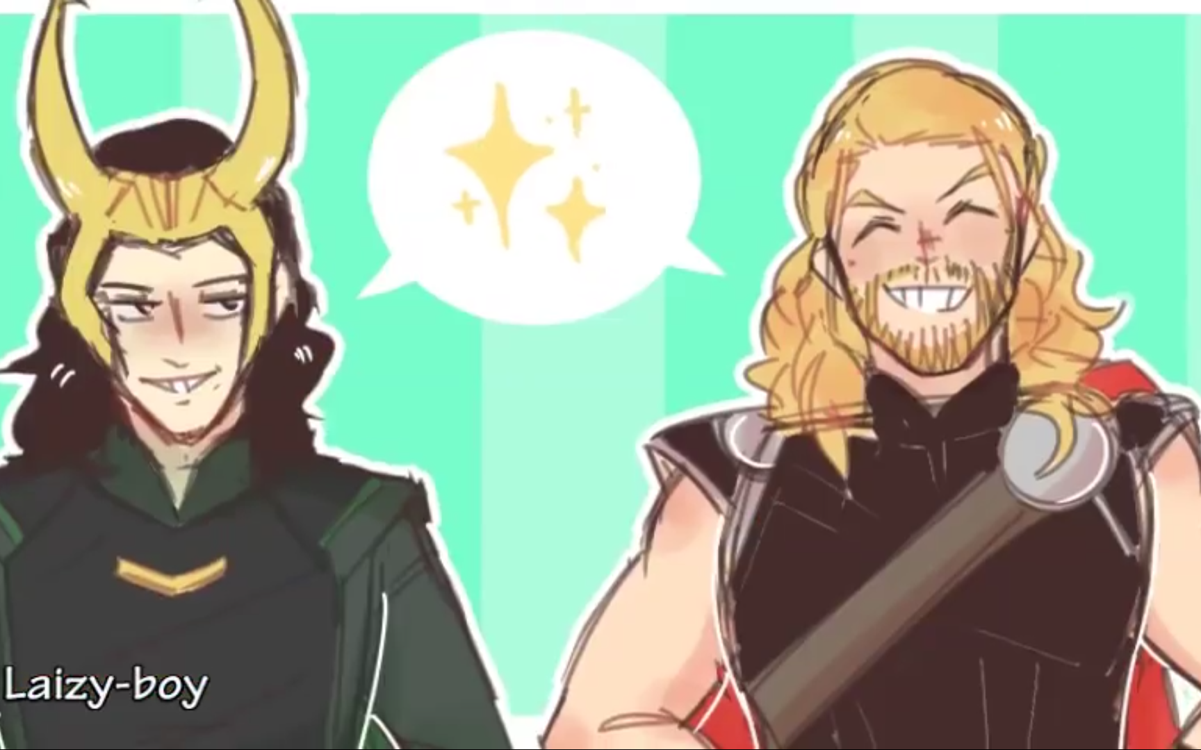 【你见过这么可爱的索尔和洛基吗 ?thor & loki 】