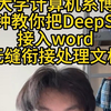 1分钟教你把DeepSeek接入Word