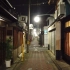 【超清日本】自行车骑行 夜晚的京都六条街 从东到西非常狭窄的街道 2020.7