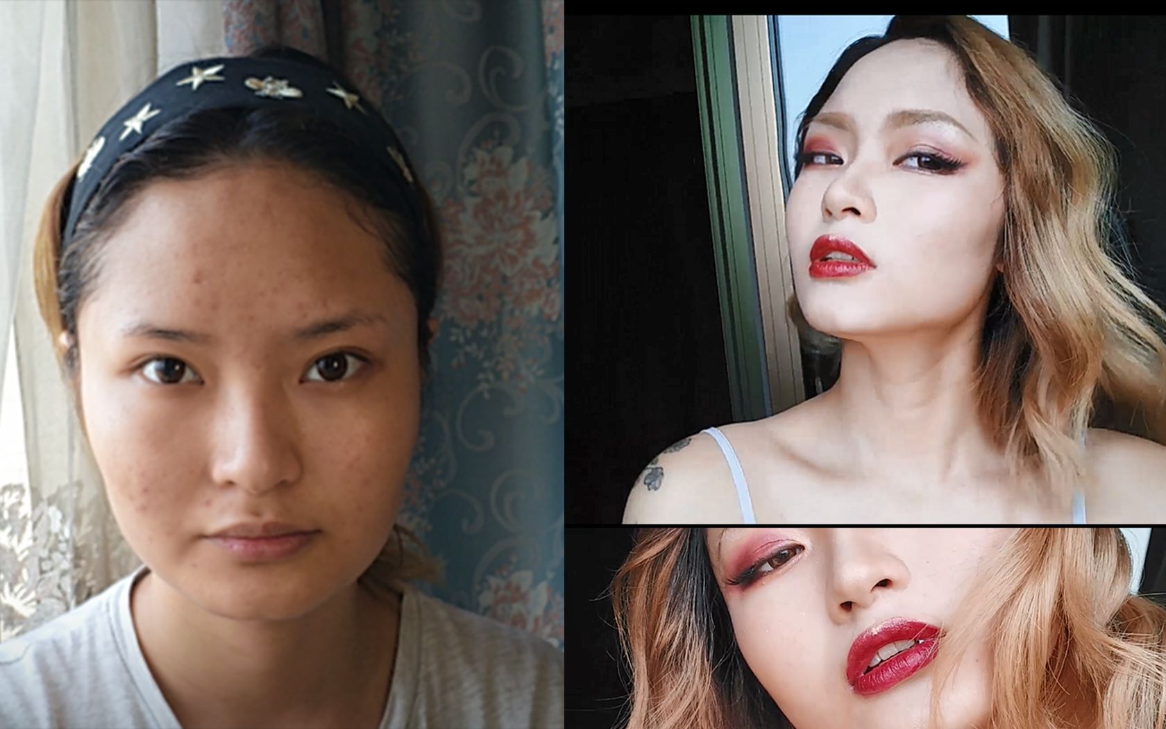 真变脸不ps,教你方脸画出酒红a文献女人味的妆容_美妆_文献中国科学院时尚情报中心建筑六合无绝对片