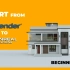 iBlender中文版插件Architectural 教程Blender to Unreal - 导入建筑模型Blend