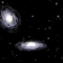 基于哈勃望远镜观测的计算机模拟显示，在四十亿年之内，两个星系将发生碰撞， 目前正以200公里/秒的速度靠近#仙女座 #银