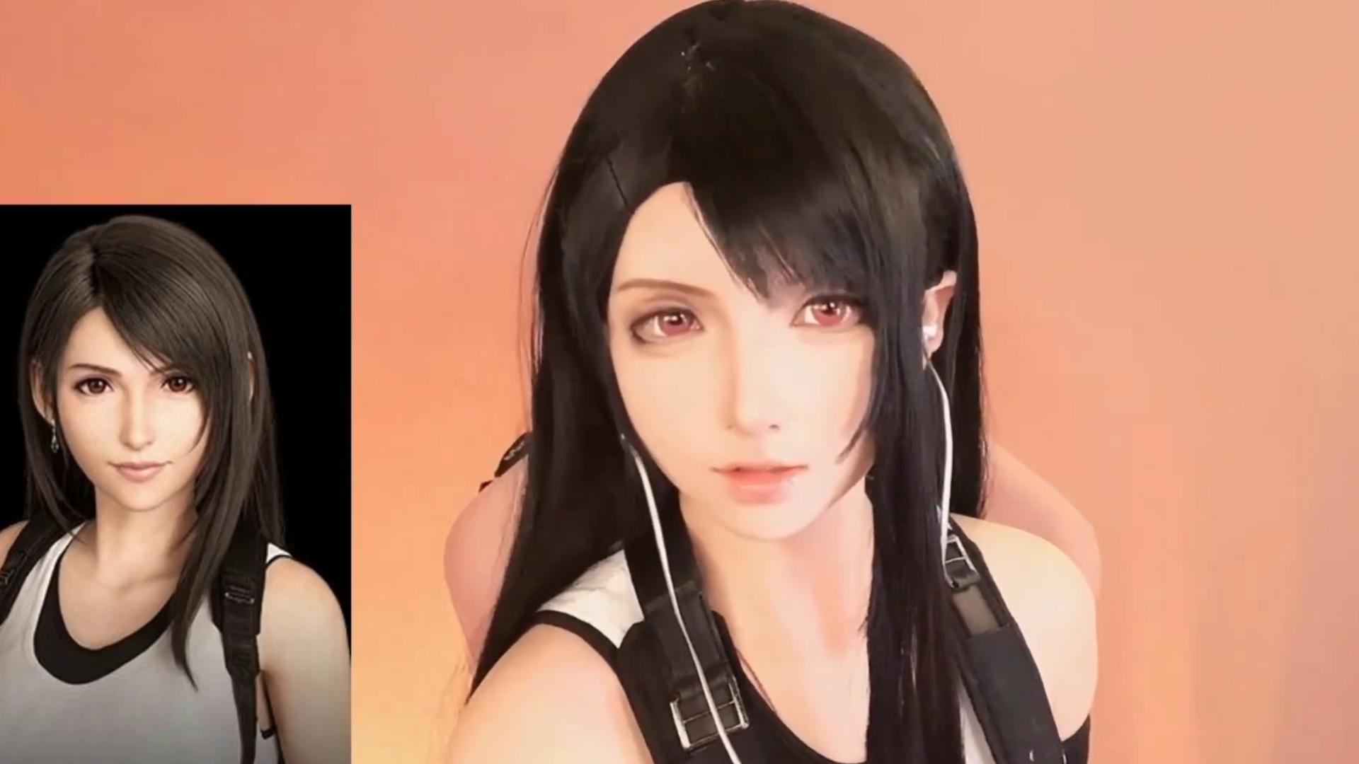 [QCos]FINAL FANTASY VII：Tifa Lockhart Cosplay (2)