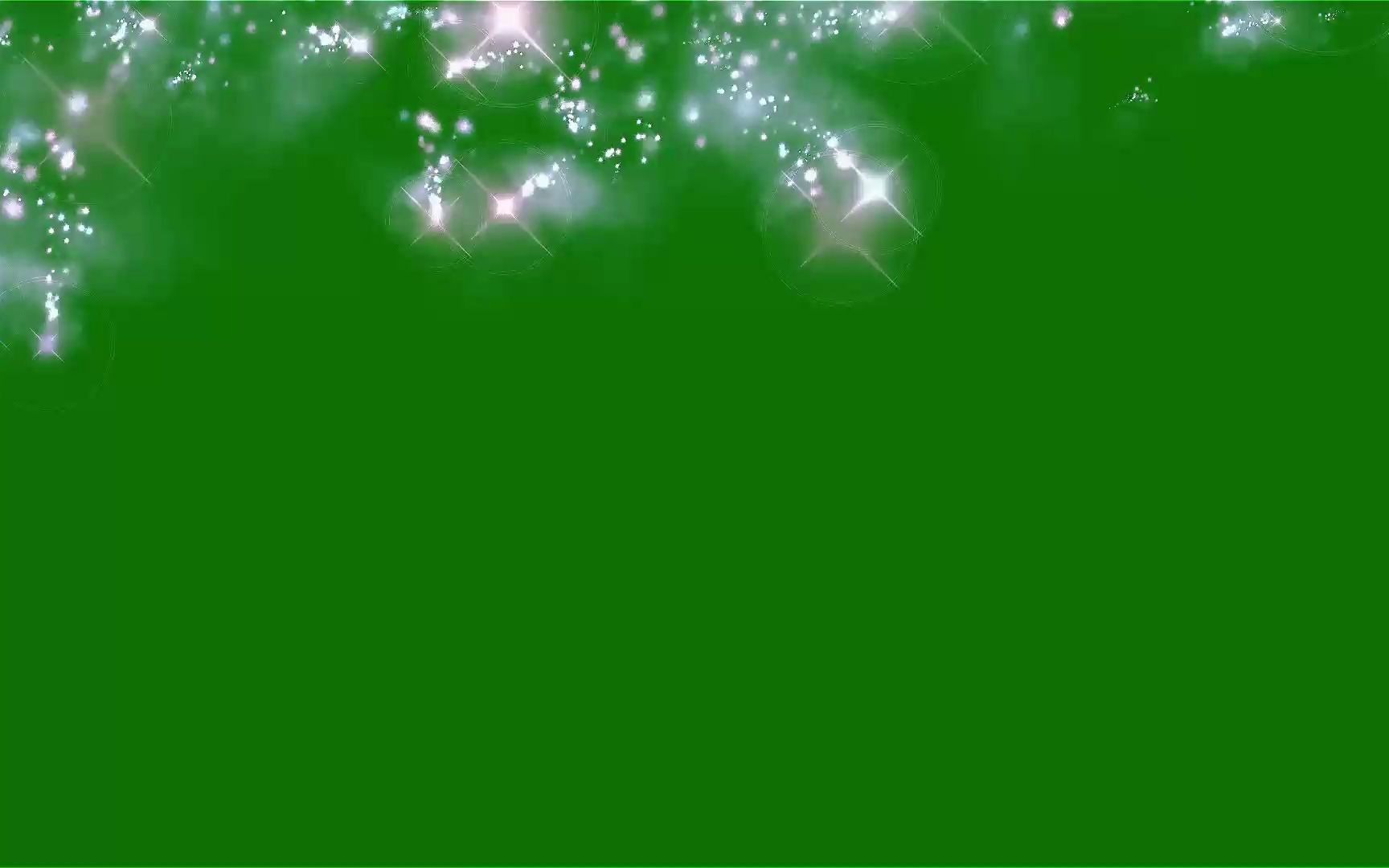 绿幕视频素材魔法光斑